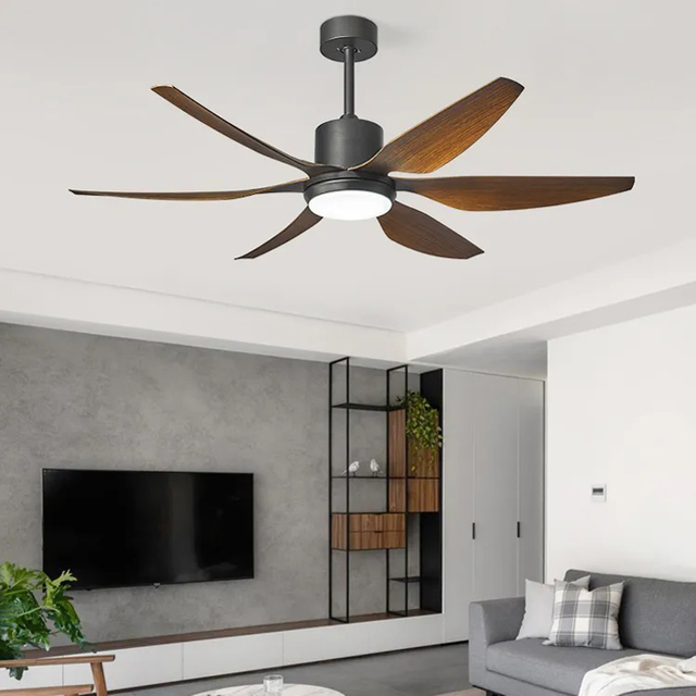 Fan de techo decorativa de 56 cuchillas de la pulgada 6 con teledirigido ligero